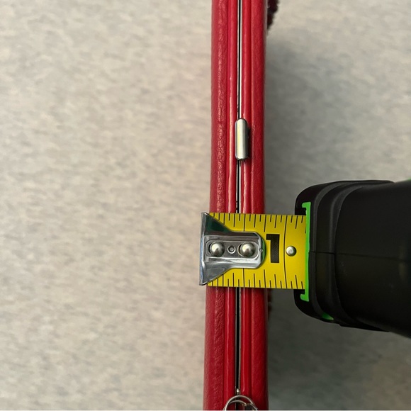 Radley London Red Leather Chain Clutch Wallet - Picture 16 of 16